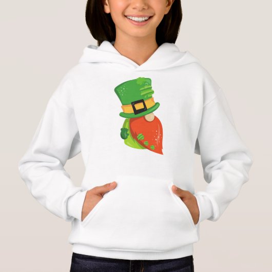 Saint Patrick's Day Gnome, Leprechaun Pet, Clovers (Voorkant)