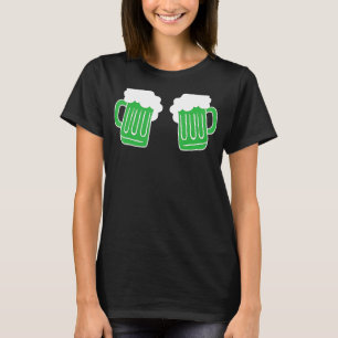 Saint Patrick's Day Graphic Beer Drink Green T-shirt