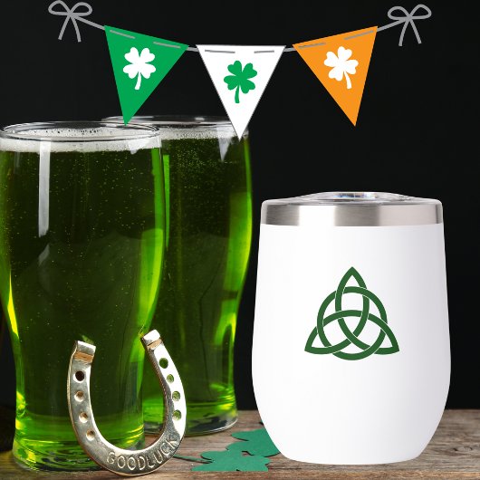 Saint Patrick's Day Green Celtic Knot