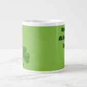 Saint Patrick's Day, Green Clovers, Lucky Clovers Grote Koffiekop (Voorkant)