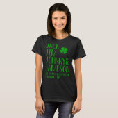 Saint Patricks Day Holiday Jack Jim Johnny Fathers T-shirt (Voorkant volledig)