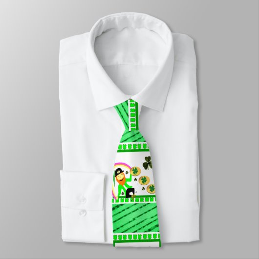 Saint Patrick's Day Hommes Designer Cravate (Attaché)