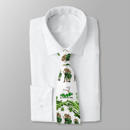 Saint Patrick's Day Hommes Designer Cravate (Attaché)