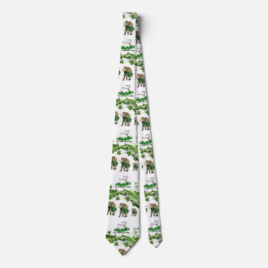 Saint Patrick's Day Hommes Designer Cravate (Devant)