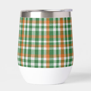 Saint Patrick's day Ierland Vlag gekleurde gingham