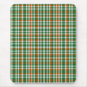 Saint Patrick's day Ierland Vlag gekleurde gingham Muismat