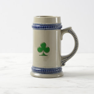 Saint Patrick's Day Ierse Groene Klaver Shamrock Bierpul