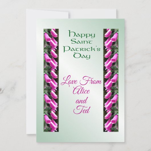 Saint Patricks Day Irish Blessing for Daughter-in- Feestdagenkaart (Achterkant)