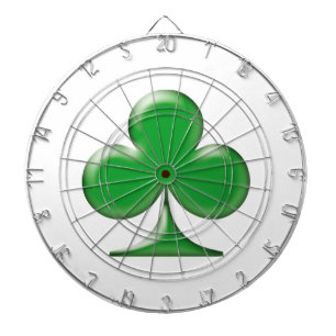 Saint Patrick's Day Irish Green Clover Shamrock Dartbord