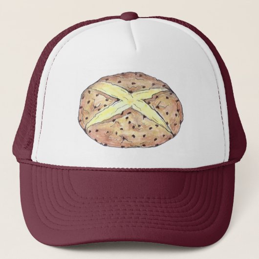 Saint Patrick's Day Irish Soda Bread Loaf Foodie Trucker Pet (Voorkant)