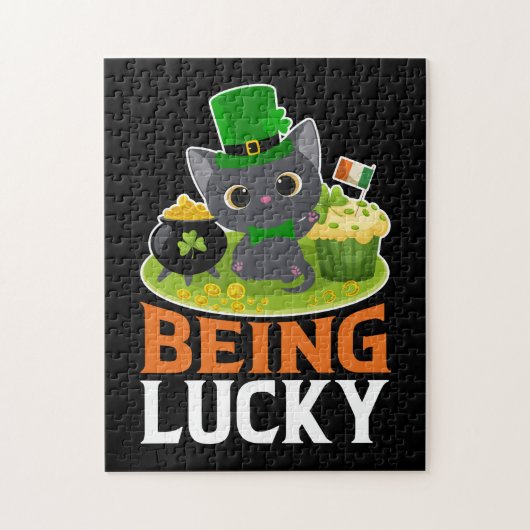 Saint Patrick's Day is Lucky Legpuzzel (Verticaal)