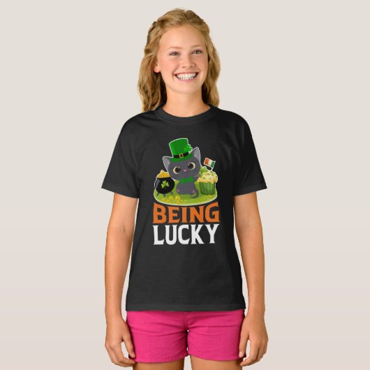 Saint Patrick's Day is Lucky T-shirt (Voorkant volledig)