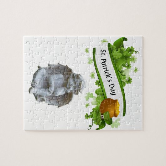 Saint Patrick's Day Jigsaw Puzzle Angel (Horizontal)