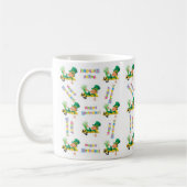 Saint Patrick's Day Joyeux Anniversaire Mug (Gauche)