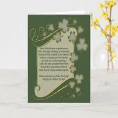 Saint Patricks Day Kaart (Gele Bloem)