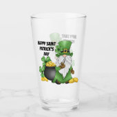 Saint Patrick's Day kabouter bier Glas (Voorkant)