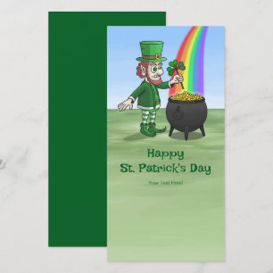 Saint Patrick's Day Kabouter Kaart