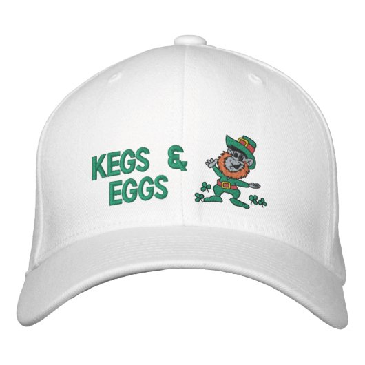 Saint Patricks Day Kegs & Eggs Casquette (Devant)