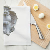 Saint Patrick's Day Kitchen Hand Towel Angel Theedoek (Quarter Fold)