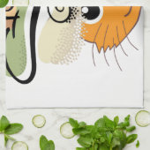 Saint Patrick's Day Kitchen Hand Towel Cat Theedoek (Gevouwen)