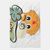 Saint Patrick's Day Kitchen Hand Towel Cat Theedoek (Verticaal)