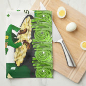 Saint Patrick's Day Kitchen Hand Towel Theedoek (Quarter Fold)
