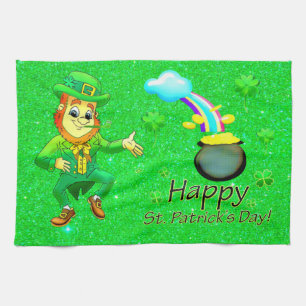 Saint Patrick's Day Kitchen Hand Towel Theedoek