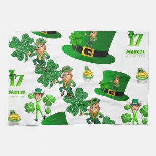 Saint Patrick's Day Kitchen Hand Towel Theedoek