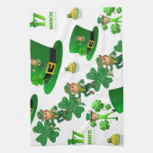 Saint Patrick's Day Kitchen Hand Towel Theedoek (Verticaal)