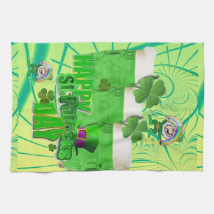 Saint Patrick's Day Kitchen Hand Towel Theedoek