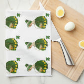 Saint Patrick's Day Kitchen Hand Towel Theedoek (Quarter Fold)