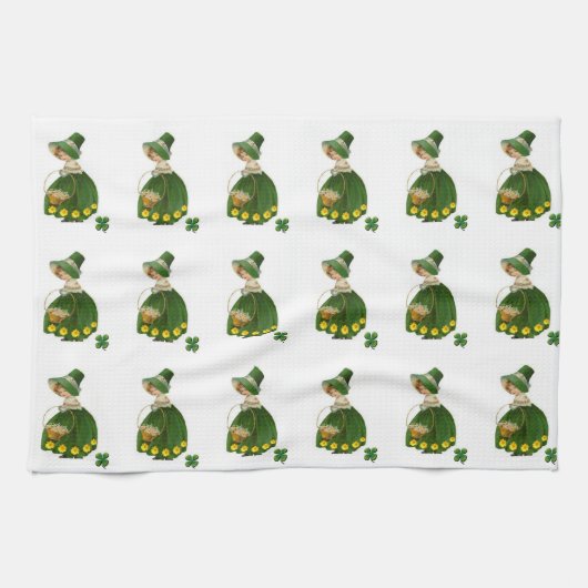 Saint Patrick's Day Kitchen Hand Towel Theedoek (Horizontaal)