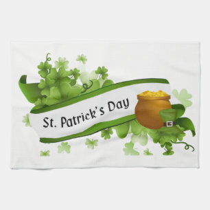 Saint Patrick's Day Kitchen Hand Towel Theedoek