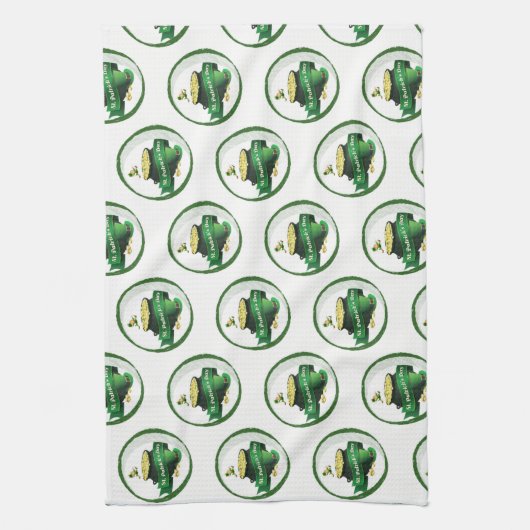 Saint Patrick's Day Kitchen Hand Towel Theedoek (Verticaal)