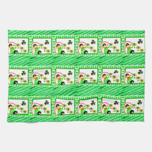 Saint Patrick's Day Kitchen Hand Towel Theedoek