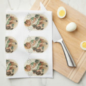 Saint Patrick's Day Kitchen Hand Towel Theedoek (Quarter Fold)