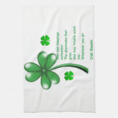 Saint Patrick's Day Kitchen Hand Towel Theedoek (Verticaal)