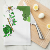Saint Patrick's Day Kitchen Hand Towel Theedoek (Quarter Fold)