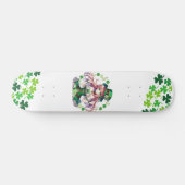 Saint Patrick's Day klaver anime meisje Skateboard (Horizontaal)