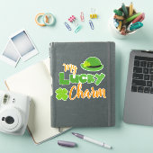Saint Patrick's Day, Leprechaun Pet, Lucky Charm Sticker (iPad Cover)