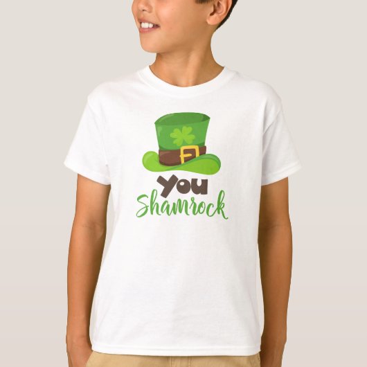 Saint Patrick's Day, Leprechaun Pet, You Shamrock T-shirt (Voorkant)