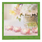 Saint Patrick's Day Leprechaun Shamrock Photo Cube (Devant)