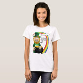 Saint Patrick's Day Leprechaun T-Shirt (Devant entier)