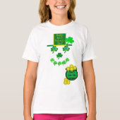Saint Patrick's Day Leprechaun T-shirt Humour (Devant)