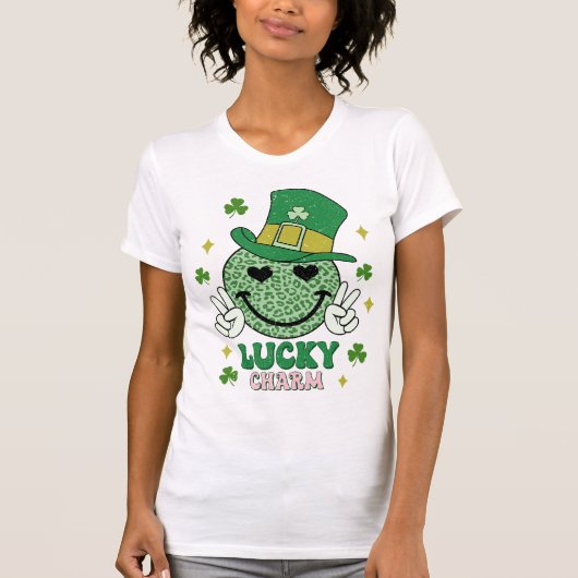 Saint Patrick's Day Lucky Charm Shirt, Lucky T-shirt (Voorkant)