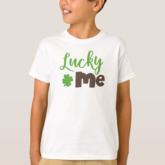 Saint Patrick's Day, Lucky Clovers, Lucky Me T-shirt (Voorkant)