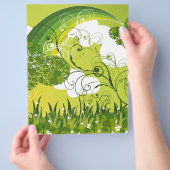 Saint Patrick's Day Lucky Clovers Shamrock Irish Flyer (Hand)