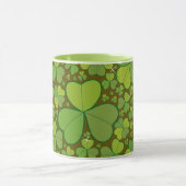 Saint Patrick's Day Lucky Clovers Shamrock Irish Mok (Midden)