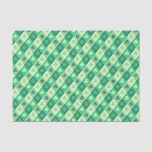 Saint Patrick's Day Lucky Green Shamrock Clover Tissuepapier