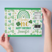 Saint Patrick's Day Lucky One Chip Bag Wrapper Flyer (Hand)
